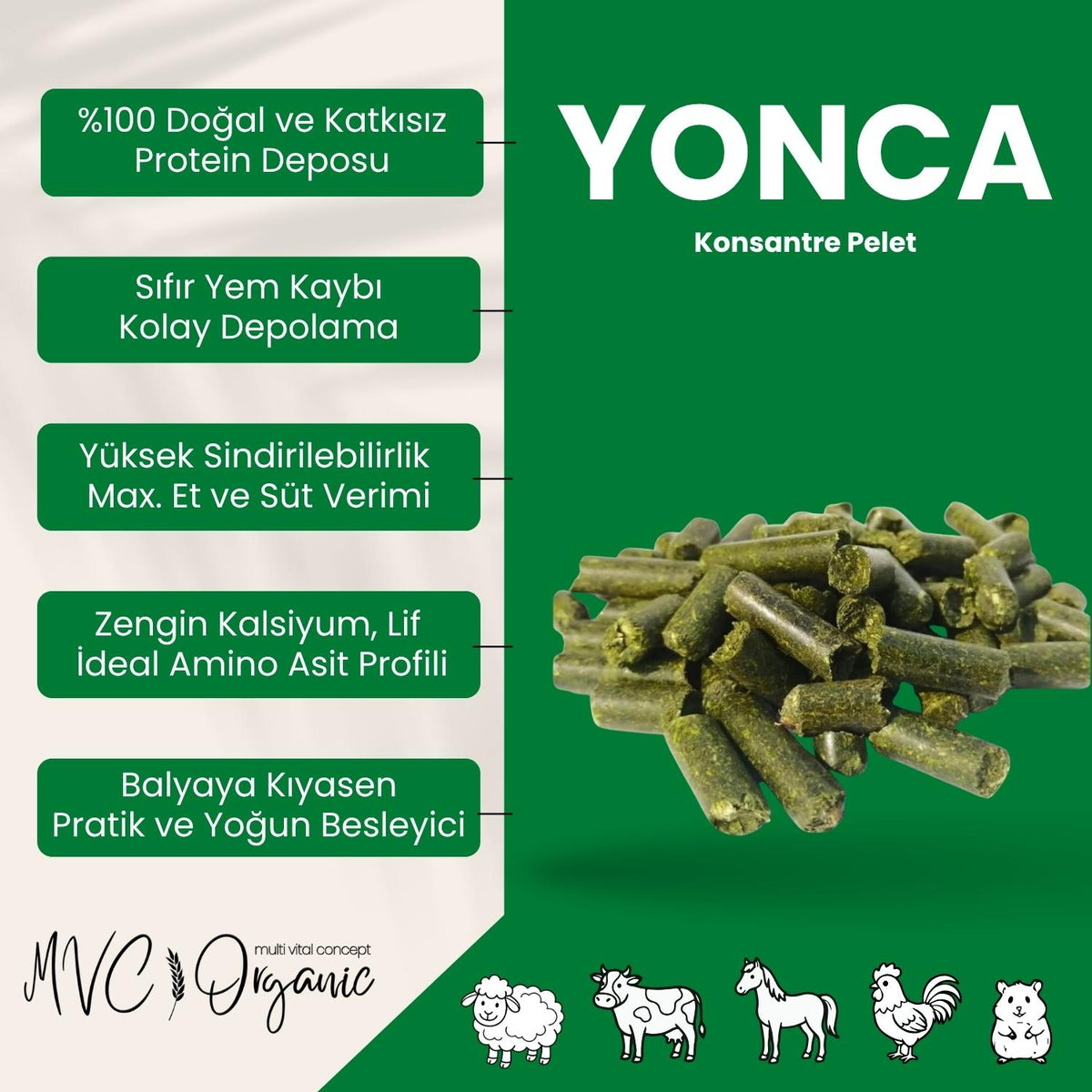 Yonca Peleti - (Alfalfa Peleti)