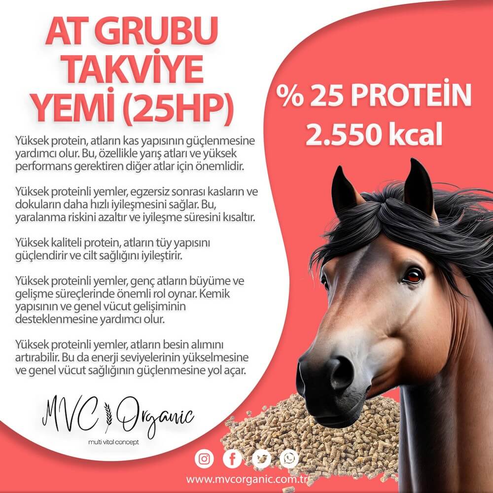 At Takviye Destek Yemi (25HP) - MVC Organic Yem