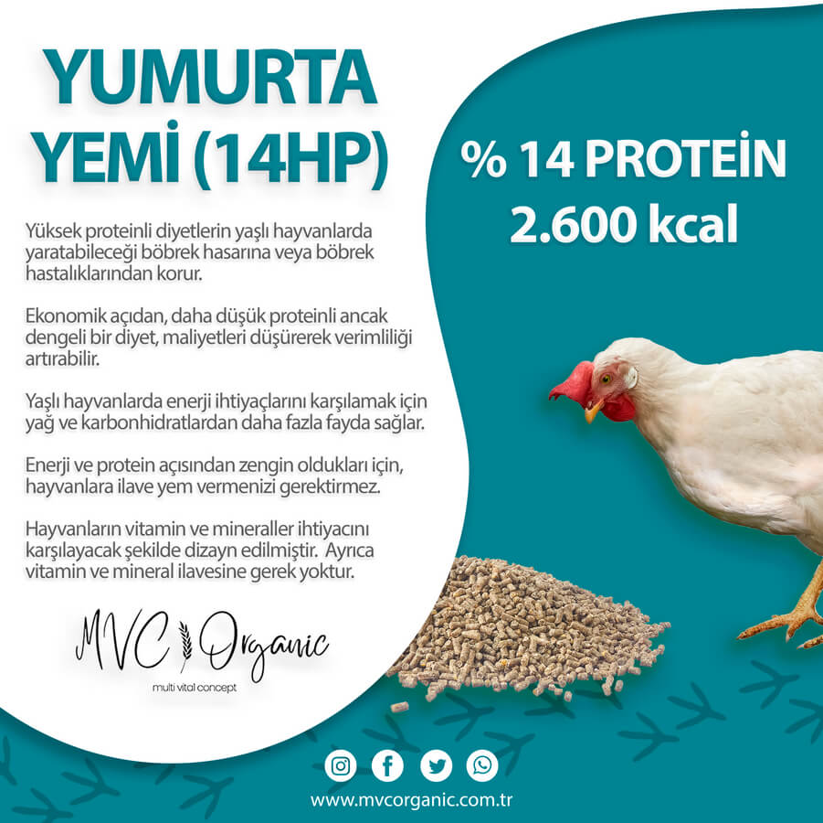 Kapak Görseli - Yumurta Yemi (14HP) - MVC Organic Yem