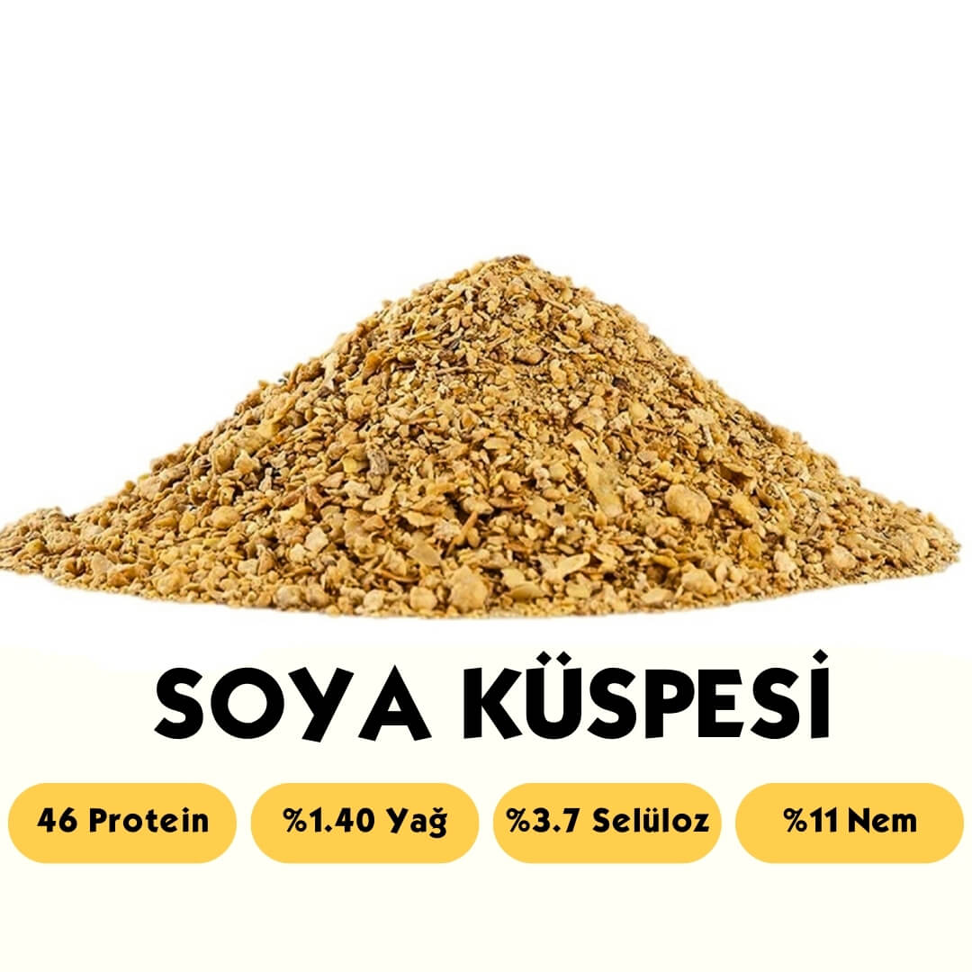 numune görsel Soya Küspesi (~46 Protein) - MVC Organic Yem