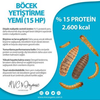 Böcek Yetiştirme Yemi (15HP)